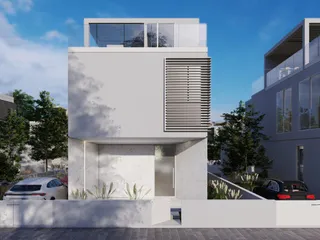 Новая резиденция с бассейном и детской площадкой в престижном районе, в 150 метрах от пляжа, Пафос, Кипр