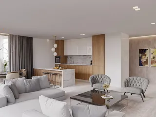 Новая резиденция с бассейном и детской площадкой в престижном районе, в 150 метрах от пляжа, Пафос, Кипр