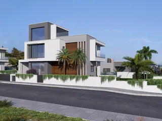 Современные высококачественные виллы с видом на море в Агиос Тихонасе, Лимассол, Кипр