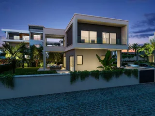 Современные высококачественные виллы с видом на море в Агиос Тихонасе, Лимассол, Кипр