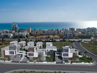Современные высококачественные виллы с видом на море в Агиос Тихонасе, Лимассол, Кипр