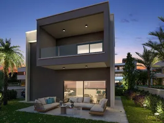 Современные высококачественные виллы с видом на море в Агиос Тихонасе, Лимассол, Кипр