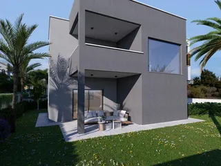 Современные высококачественные виллы с видом на море в Агиос Тихонасе, Лимассол, Кипр