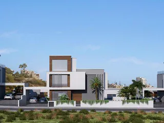 Современные высококачественные виллы с видом на море в Агиос Тихонасе, Лимассол, Кипр