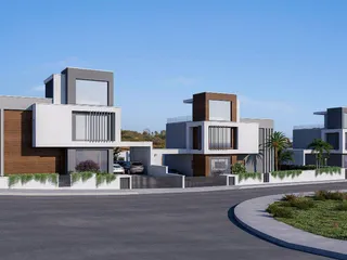 Современные высококачественные виллы с видом на море в Агиос Тихонасе, Лимассол, Кипр