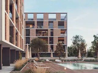 Новая резиденция с бассейном в престижном спокойном районе, в 500 метрах от пляжа, Лимассол, Кипр