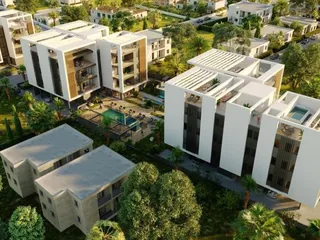 Просторные апартаменты в закрытой резиденции, в 600 метрах от пляжа, Пафос, Кипр