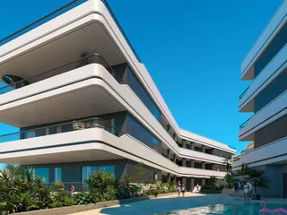 Квартиры в современной резиденции с бассейном и панорамным видом в живописном районе, Лимассол, Кипр