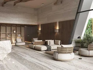 Новая резиденция с панорамным видом на море и прямым выходом на пляж, Лимассол, Кипр