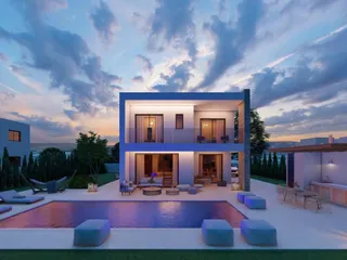 Комплекс элитных вилл с панорамным видом на море, Пафос, Кипр