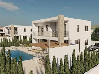 Комплекс элитных вилл с панорамным видом на море, Пафос, Кипр