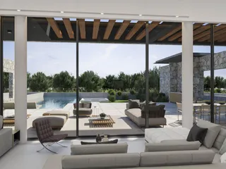 Элитные виллы с панорамным видом на первой линии у моря, Айя-Напа, Кипр