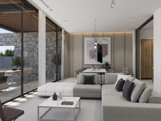 Элитные виллы с панорамным видом на первой линии у моря, Айя-Напа, Кипр