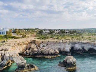 Элитные виллы с панорамным видом на первой линии у моря, Айя-Напа, Кипр