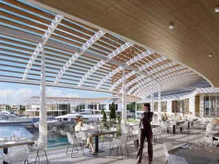 Роскошные апартаменты в лучшем жилом комплексе с портом, торговой зоной и спорткомплексом в Айя-Напе, Фамагуста, Кипр