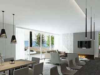 Новые виллы прямо на пляже в жилом комплексе с портом, торговой зоной и спорткомплексом, Айя-Напа, Фамагуста, Кипр