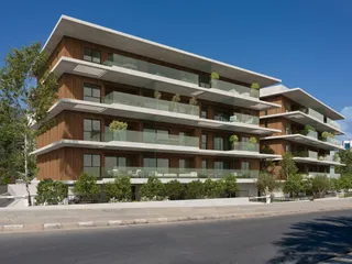 Современная резиденция с парковкой в зеленом районе, Никосия, Кипр