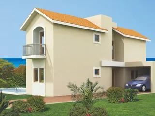 Стильный комплекс вилл с бассейнами рядом с гаванью и набережной, Лимассол, Кипр