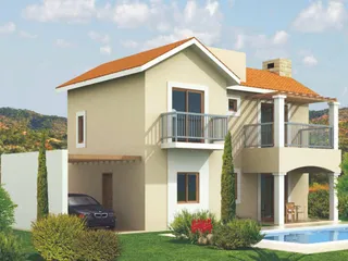 Стильный комплекс вилл с бассейнами рядом с гаванью и набережной, Лимассол, Кипр