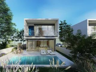 Комплекс вилл в престижном районе, в 300 метрах от моря, Пафос, Кипр