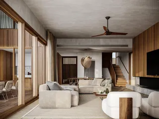 Комплекс вилл с видом на море в 150 метрах от пляжей, Героскипу, Кипр