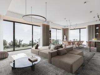 Апартаменты с бассейнами в красивой резиденции, Пафос, Кипр