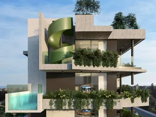 Апартаменты с бассейнами в красивой резиденции, Пафос, Кипр