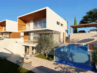 Комплекс элитных вилл рядом с пляжем и центром города, Пафос, Кипр