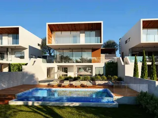 Комплекс элитных вилл рядом с пляжем и центром города, Пафос, Кипр