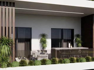 Закрытая резиденция с бассейном рядом с пляжем, в центре туристического района Пафоса, Кипр