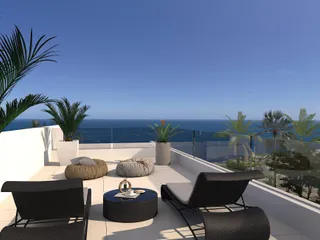 Элитные виллы на берегу моря с бассейнами и садами на крыше, Кисонерга, Кипр