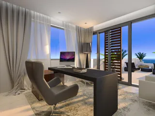 Элитные виллы на берегу моря с бассейнами и садами на крыше, Кисонерга, Кипр