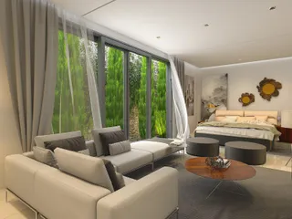 Элитные виллы на берегу моря с бассейнами и садами на крыше, Кисонерга, Кипр