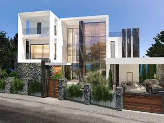 Элитная вилла с прямым выходом на песчаный пляж, Кисонерга, Кипр