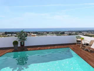 Элитная резиденция с панорамным видом рядом с пляжем, в престижном районе Героскипу, Пафос, Кипр