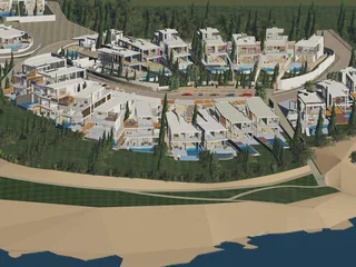 Современные виллы с бассейнами в 300 метрах от моря, Хлорака, Кипр