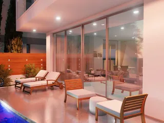 Элитные виллы на берегу моря с бассейнами и садами, Хлорака, Кипр