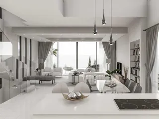 Элитные виллы на берегу моря с бассейнами и садами, Хлорака, Кипр