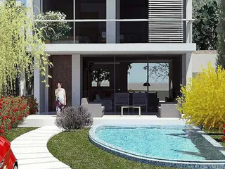 Закрытый комплекс вилл на берегу моря, Коралловый залив, Кипр