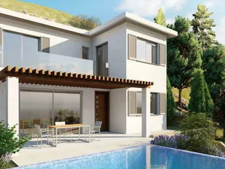 Резиденция с бассейном и рестораном рядом с гольф-клубом, Камарес, Кипр