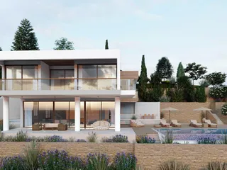 Резиденция с бассейном и рестораном рядом с гольф-клубом, Камарес, Кипр