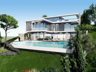 Резиденция с бассейном и рестораном рядом с гольф-клубом, Камарес, Кипр