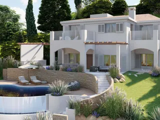 Резиденция с бассейном и рестораном рядом с гольф-клубом, Камарес, Кипр