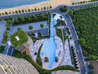 Апартаменты в высотной резиденции на берегу моря с бассейнами и спа-центром, Лимассол, Кипр