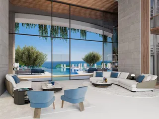 Апартаменты в высотной резиденции на берегу моря с бассейнами и спа-центром, Лимассол, Кипр