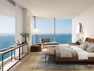 Апартаменты в высотной резиденции на берегу моря с бассейнами и спа-центром, Лимассол, Кипр