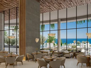 Апартаменты в высотной резиденции на берегу моря с бассейнами и спа-центром, Лимассол, Кипр