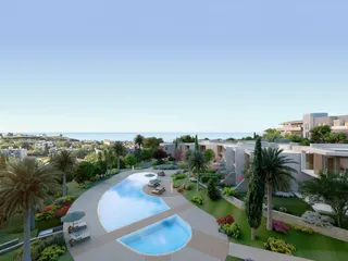 Элитные апартаменты и виллы в закрытой резиденции с бассейнами, Хлорака, Кипр