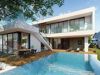 Новый комплекс вилл на первой линии у моря, Пафос, Кипр