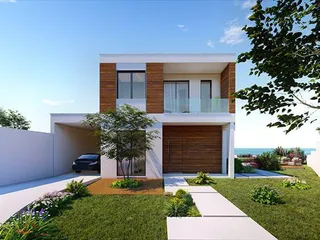 Новый комплекс вилл на первой линии у моря, Пафос, Кипр